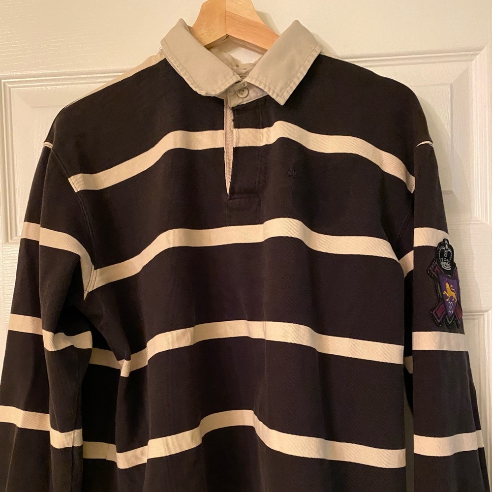 Vintage c. 90s Rugby with RARE Rugby Ralph Lauren Patches